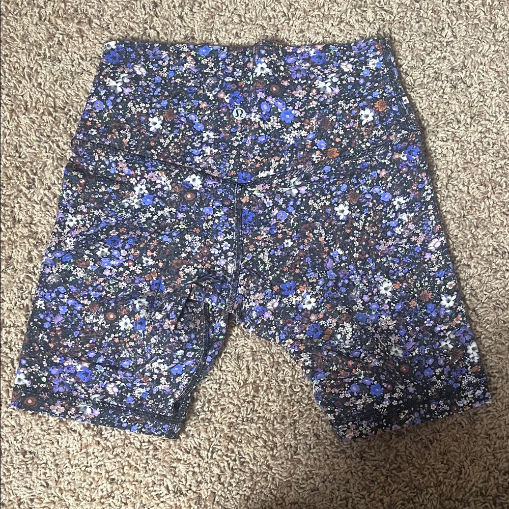 lululemon athletica Floral Bike Shorts - multi color